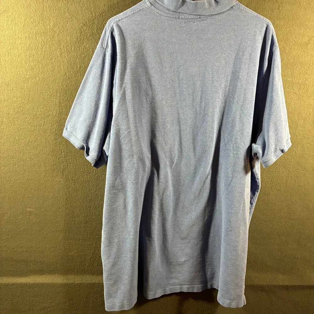 Polo Ralph Lauren Shirt Short Sleeve Cotton Pique Blue XXL